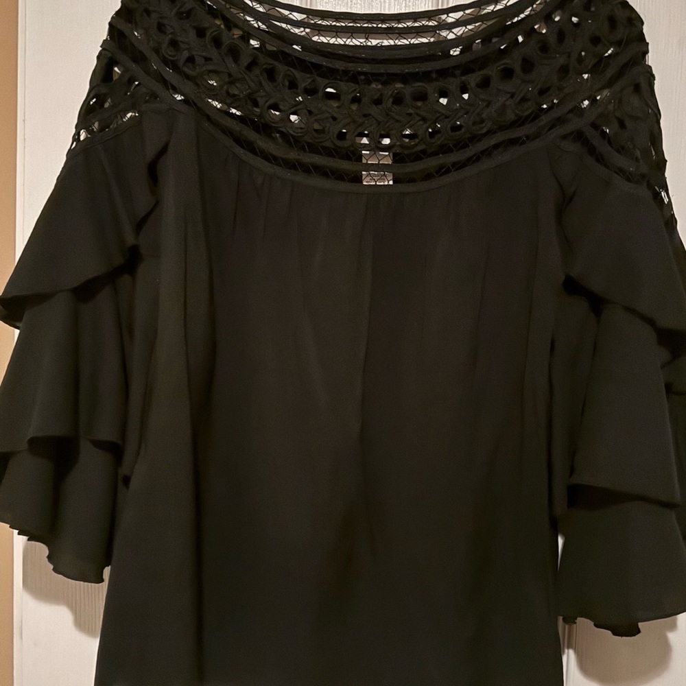 Esley Black  Blouse